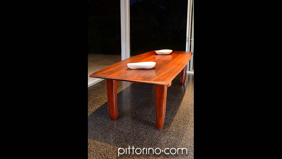 'milonga' hand shaped timber dining / boardroom table, Sydney, Australia